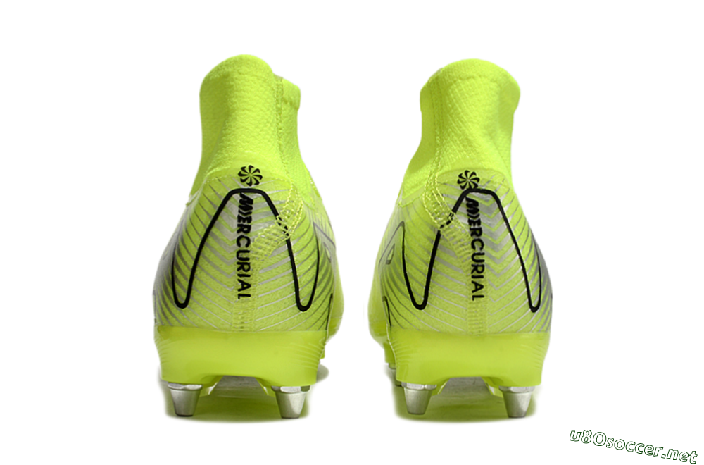 Men's Nike Air Zoom Mercurial Superfly 10 Elite SG Football Boots - Yellow/Silver/Black 5