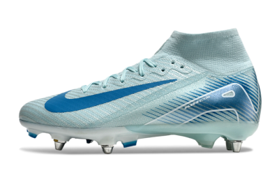 Men's Nike Air Zoom Mercurial Superfly 10 Elite SG Football Boots - Jade/Blue/White