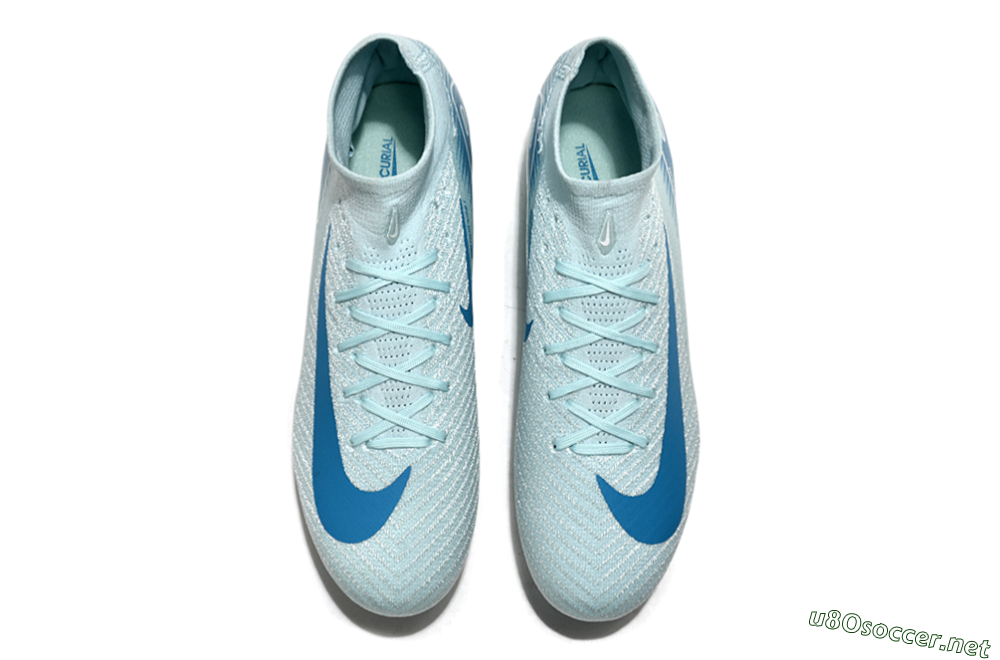 Men's Nike Air Zoom Mercurial Superfly 10 Elite SG Football Boots - Jade/Blue/White 3