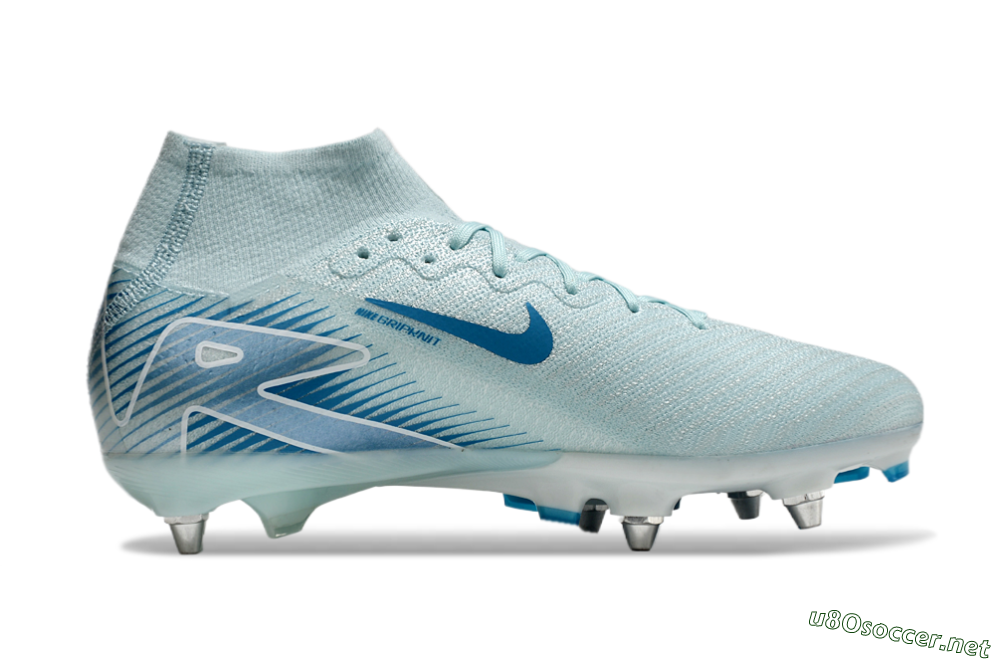 Men's Nike Air Zoom Mercurial Superfly 10 Elite SG Football Boots - Jade/Blue/White 6