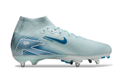 Men's Nike Air Zoom Mercurial Superfly 10 Elite SG Football Boots - Jade/Blue/White