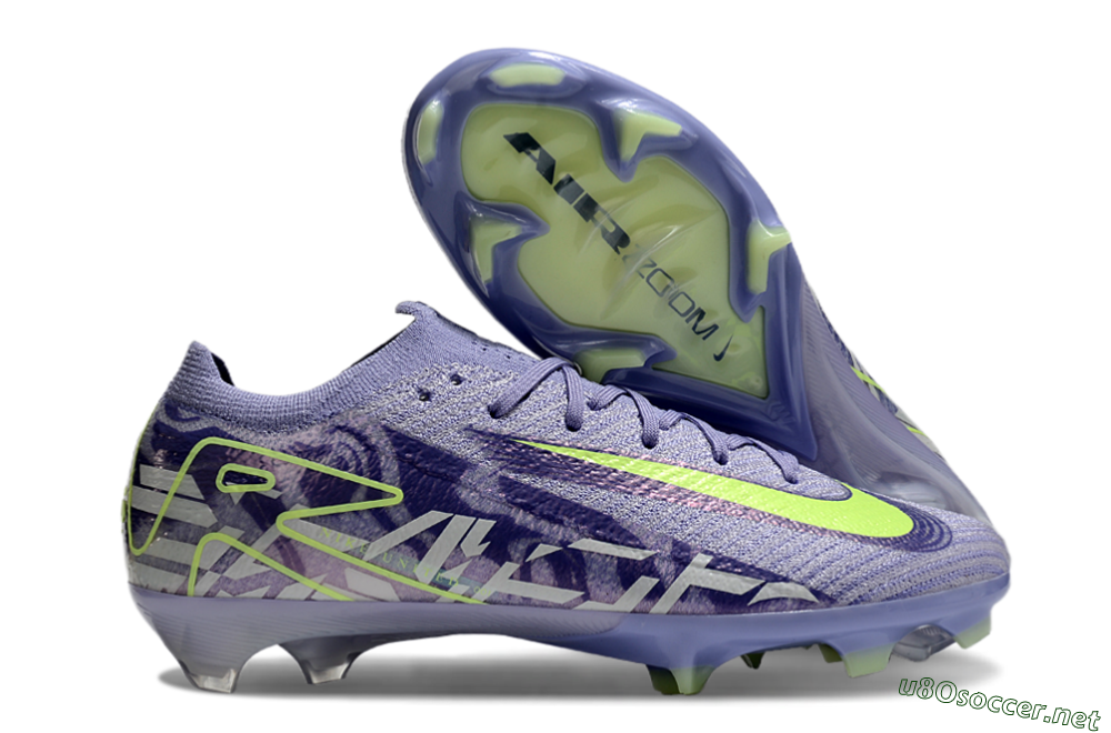 Unisex Nike Air Zoom Mercurial Vapor 16 Elite FG Football Boots - Purple/Yellow/White 1
