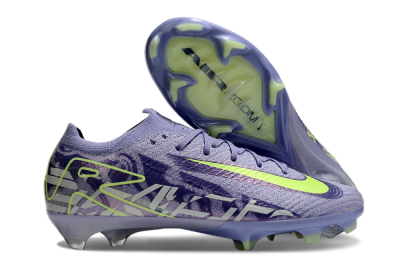 Unisex Nike Air Zoom Mercurial Vapor 16 Elite FG Football Boots - Purple/Yellow/White