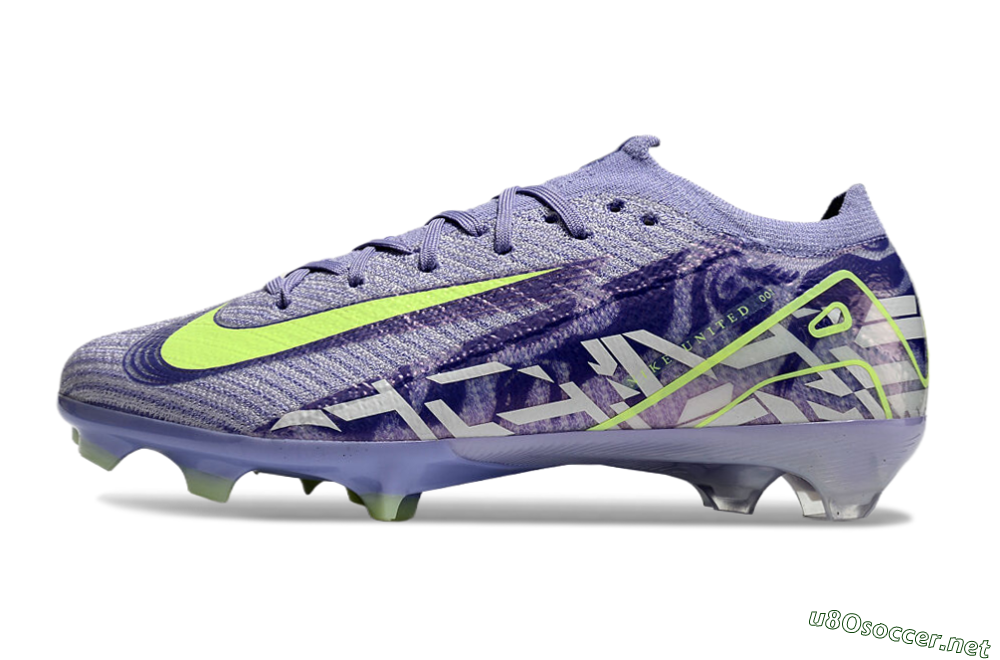 Unisex Nike Air Zoom Mercurial Vapor 16 Elite FG Football Boots - Purple/Yellow/White 2