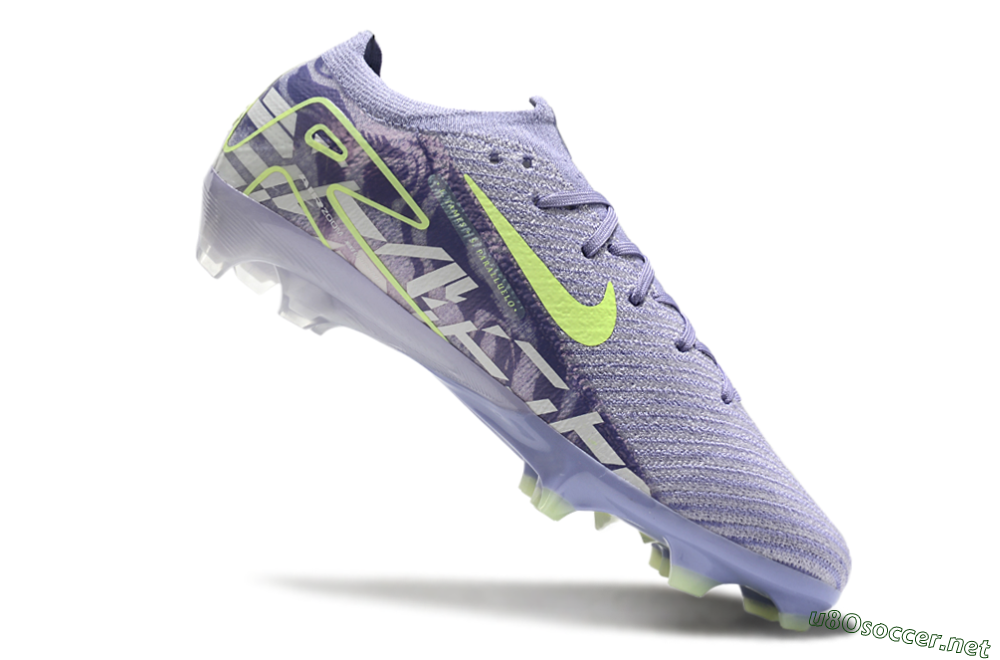 Unisex Nike Air Zoom Mercurial Vapor 16 Elite FG Football Boots - Purple/Yellow/White 3