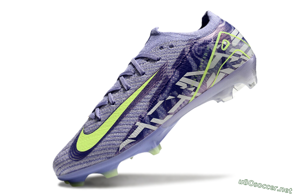 Unisex Nike Air Zoom Mercurial Vapor 16 Elite FG Football Boots - Purple/Yellow/White 4