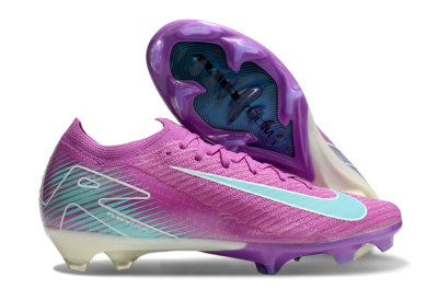 Unisex Nike Air Zoom Mercurial Vapor 16 Elite FG Football Boots - Purple/Mint