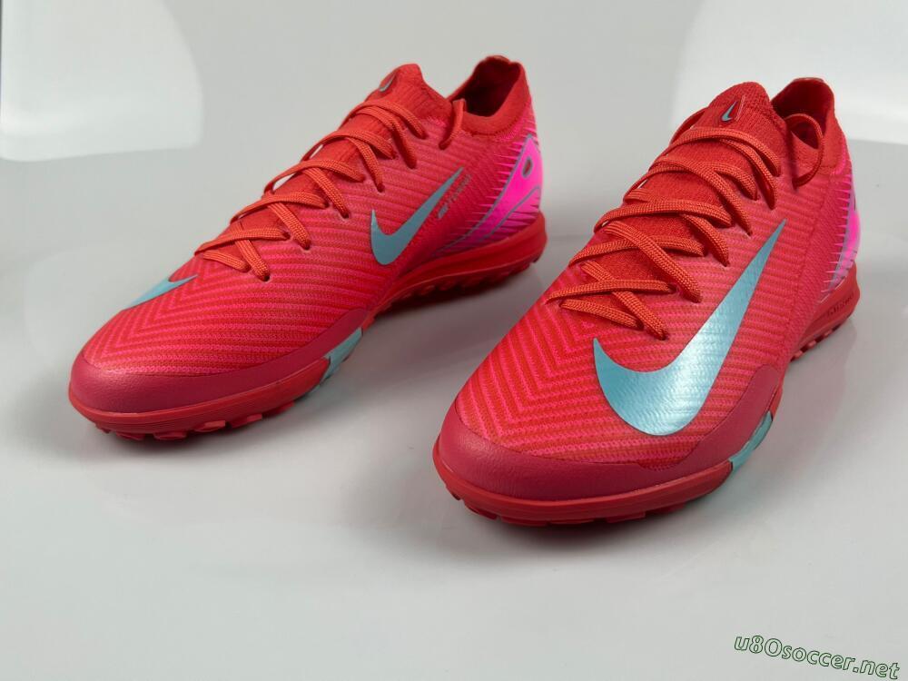 Unisex Nike Air Zoom Mercurial Vapor 16 Elite TF Football Shoes - Red/Jade/White