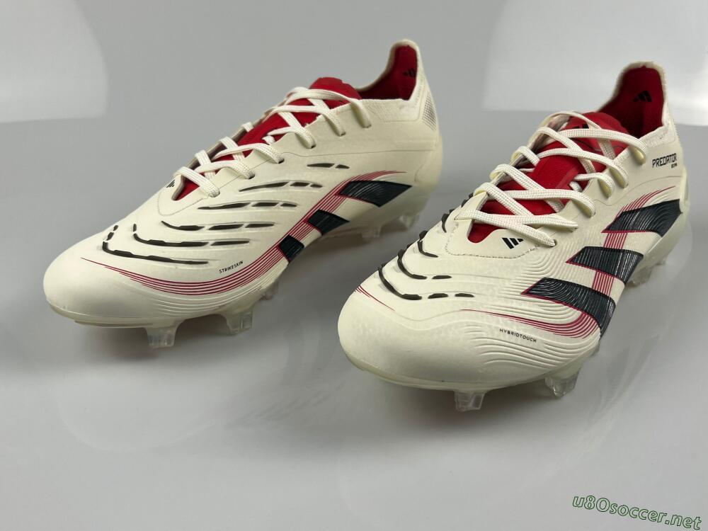 Unisex Adidas Predator Elite 2025 Goal Hunter FG Football Boots - Beige/Black/Red