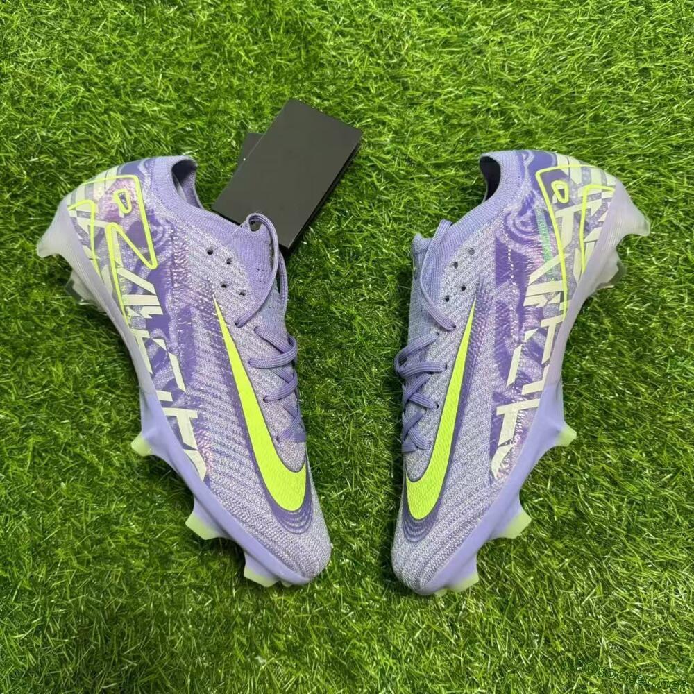 Unisex Nike Air Zoom Mercurial Vapor 16 Elite FG Football Boots - Purple/Yellow/White