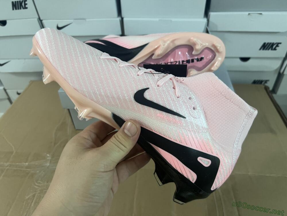 Unisex Nike Air Zoom Mercurial Superfly 10 Elite FG Football Boots - Pink/White/Black