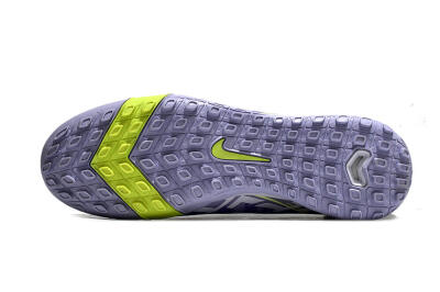 Unisex Nike Air Zoom Mercurial Superfly 10 Elite TF Football Shoes - Purple/Yellow/White