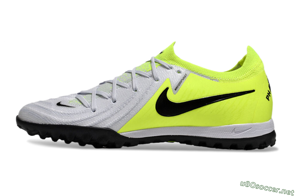 Unisex Nike Phantom Luna Elite TF Football Shoes - Grey/Yellow/Black 0