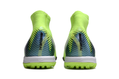 Unisex Nike Air Zoom Mercurial Superfly 10 Elite TF Football Shoes - Yellow/Black/Blue