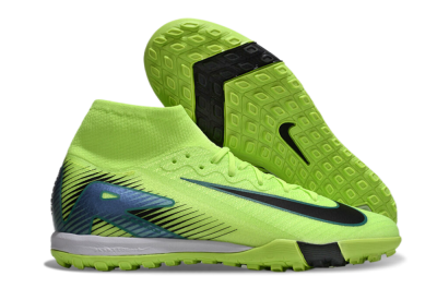 Unisex Nike Air Zoom Mercurial Superfly 10 Elite TF Football Shoes - Yellow/Black/Blue