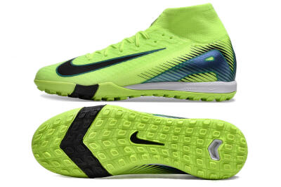 Unisex Nike Air Zoom Mercurial Superfly 10 Elite TF Football Shoes - Yellow/Black/Blue