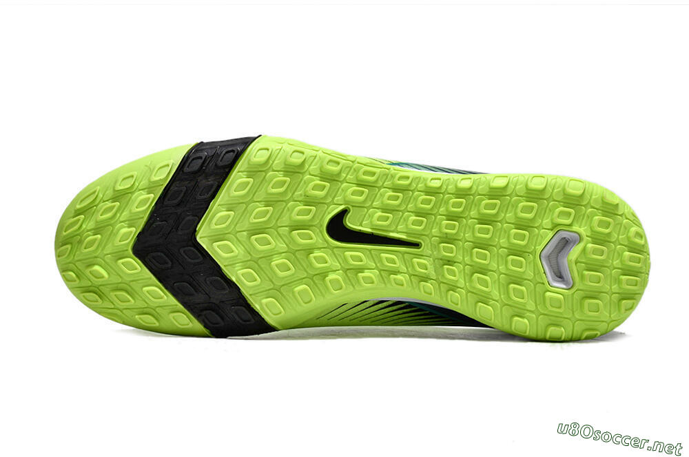 Unisex Nike Air Zoom Mercurial Superfly 10 Elite TF Football Shoes - Yellow/Black/Blue 6