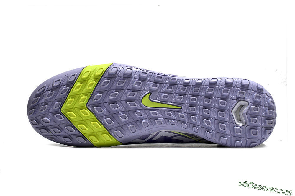 Unisex Nike Air Zoom Mercurial Vapor 16 Elite TF Football Shoes - Purple/Yellow/White 6