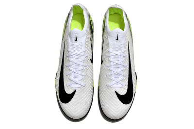 Unisex Nike Air Zoom Mercurial Vapor 16 Elite TF Football Shoes - White/Black/Yellow