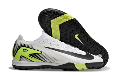 Unisex Nike Air Zoom Mercurial Vapor 16 Elite TF Football Shoes - White/Black/Yellow