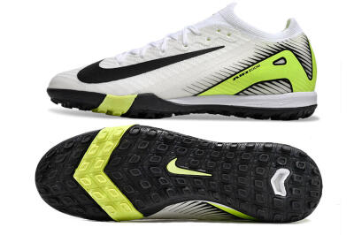 Unisex Nike Air Zoom Mercurial Vapor 16 Elite TF Football Shoes - White/Black/Yellow