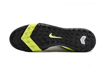 Unisex Nike Air Zoom Mercurial Vapor 16 Elite TF Football Shoes - White/Black/Yellow