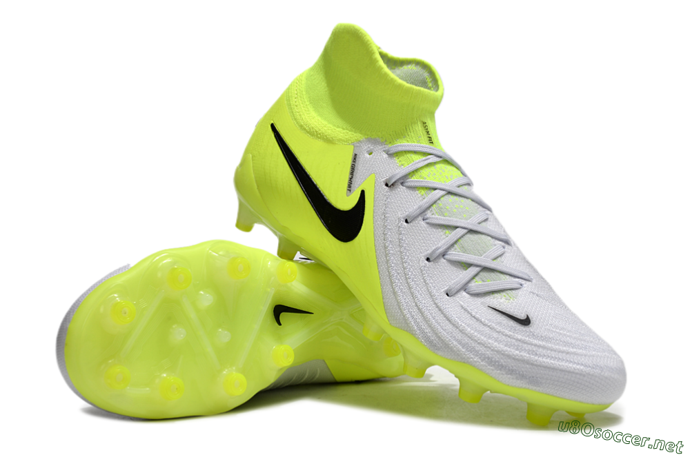 Men's Nike Phantom Luna Elite AG Football Boots - Grey/Yellow/Black 3