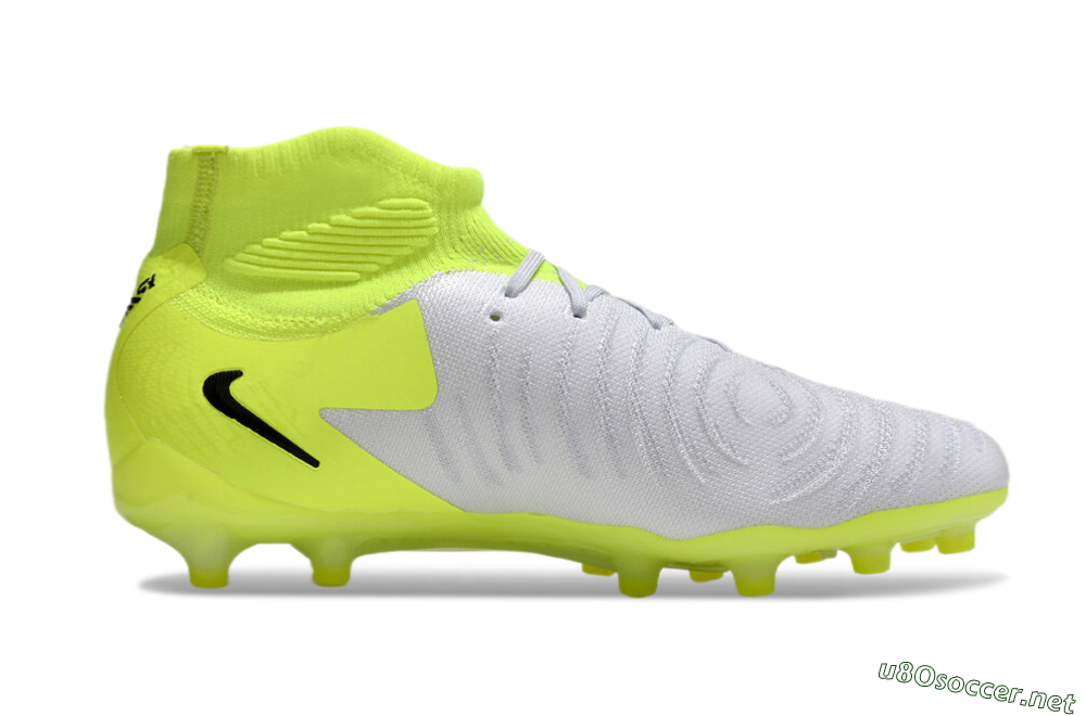 Men's Nike Phantom Luna Elite AG Football Boots - Grey/Yellow/Black 7
