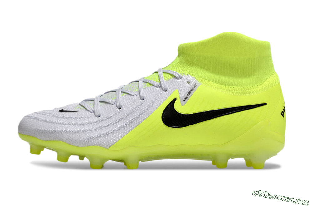 Men's Nike Phantom Luna Elite AG Football Boots - Grey/Yellow/Black 0