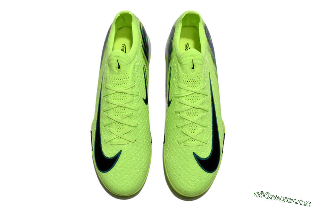 Unisex Nike Air Zoom Mercurial Vapor 16 Elite TF Football Shoes - Yellow/Black/Blue 4