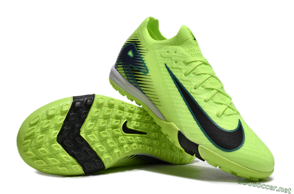 Unisex Nike Air Zoom Mercurial Vapor 16 Elite TF Football Shoes - Yellow/Black/Blue 3
