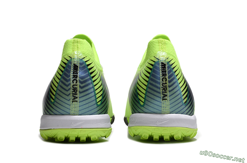 Unisex Nike Air Zoom Mercurial Vapor 16 Elite TF Football Shoes - Yellow/Black/Blue 5