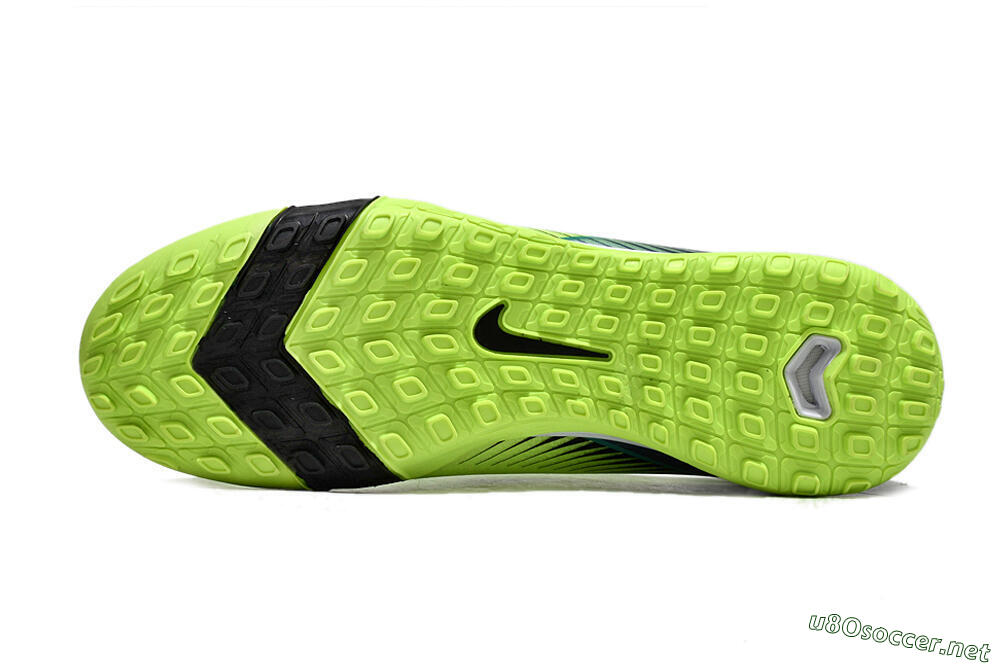 Unisex Nike Air Zoom Mercurial Vapor 16 Elite TF Football Shoes - Yellow/Black/Blue 6