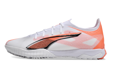 Men's Puma Ultra Ultimate TF Football Shoes - White/Red/Black