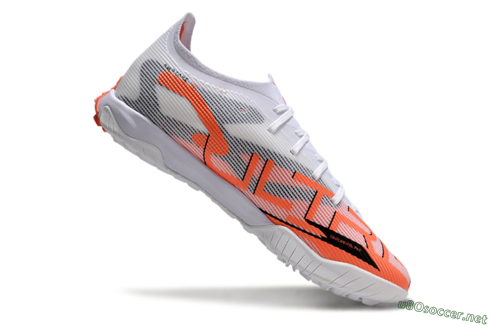 Men's Puma Ultra Ultimate TF Football Shoes - White/Red/Black 4