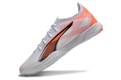 Men's Puma Ultra Ultimate TF Football Shoes - White/Red/Black
