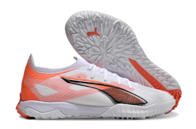 Men's Puma Ultra Ultimate TF Football Shoes - White/Red/Black