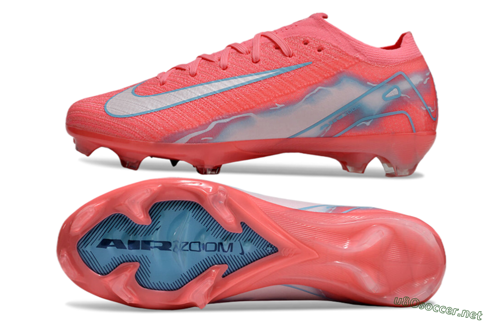 Unisex Nike Air Zoom Mercurial Vapor 16 Elite FG Football Boots - Red/Silver/Blue 1