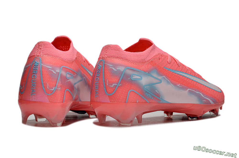 Unisex Nike Air Zoom Mercurial Vapor 16 Elite FG Football Boots - Red/Silver/Blue 6