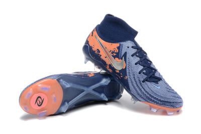 Men's Nike Phantom Luna Elite FG Football Boots - Blue/Silver/Orange