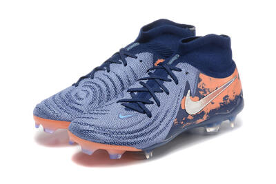 Men's Nike Phantom Luna Elite FG Football Boots - Blue/Silver/Orange
