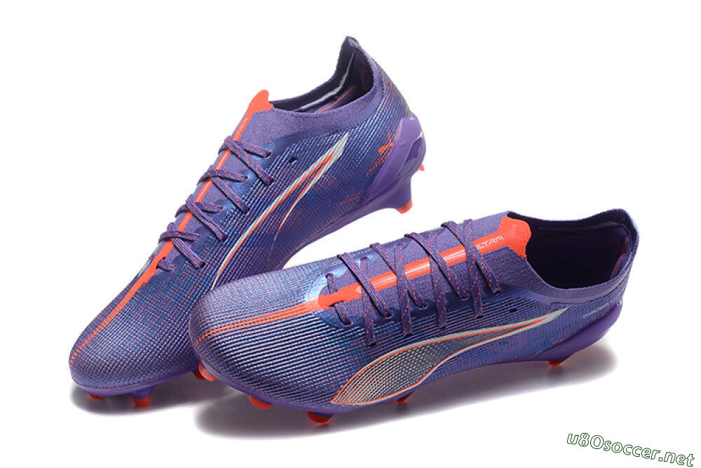 Men's Puma Ultra 5 Ultimate FG Football Boots - Purple/Blue/Red 6