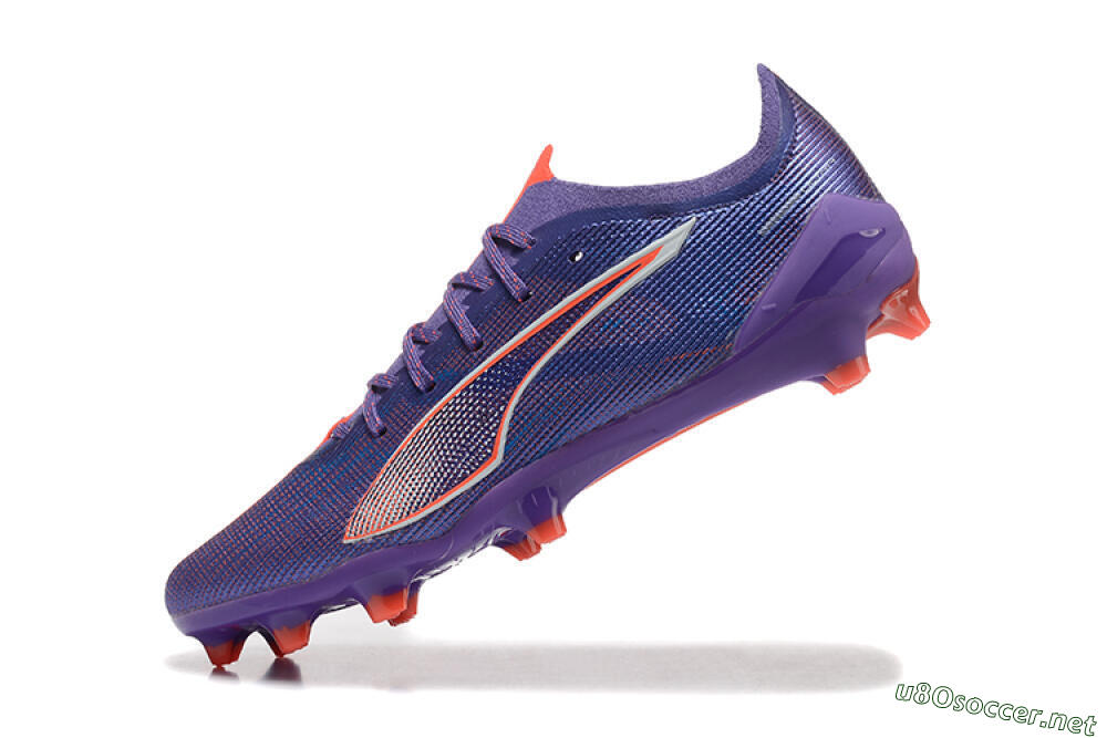 Men's Puma Ultra 5 Ultimate FG Football Boots - Purple/Blue/Red 8