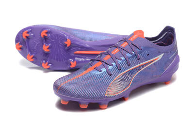 Men's Puma Ultra 5 Ultimate FG Football Boots - Purple/Blue/Red