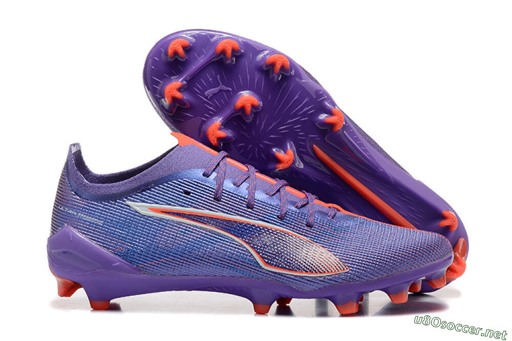 Men's Puma Ultra 5 Ultimate FG Football Boots - Purple/Blue/Red 2