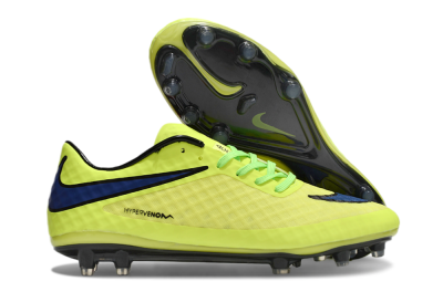 Men's Nike Hypervenom Phantom FG Football Boots - Yellow/Blue/Black