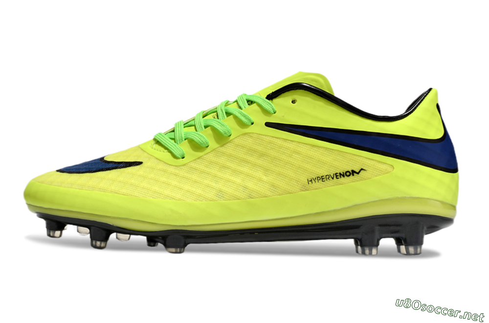Men's Nike Hypervenom Phantom FG Football Boots - Yellow/Blue/Black 0