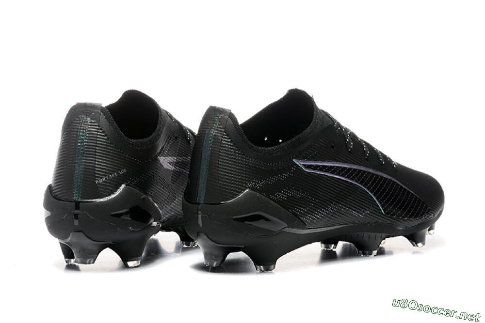 Men's Puma Ultra 5 Ultimate FG Football Boots - Black/Jade/White 9