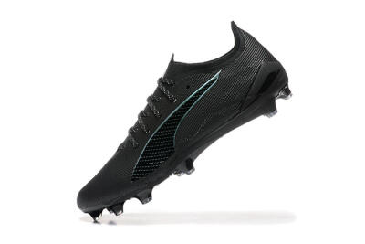Men's Puma Ultra 5 Ultimate FG Football Boots - Black/Jade/White