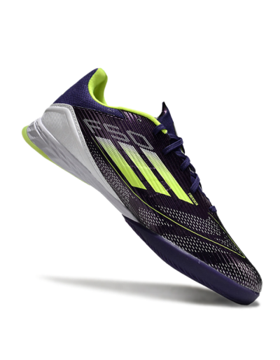 Unisex Adidas F50 Elite IC Football Shoes - Purple/Yellow/White